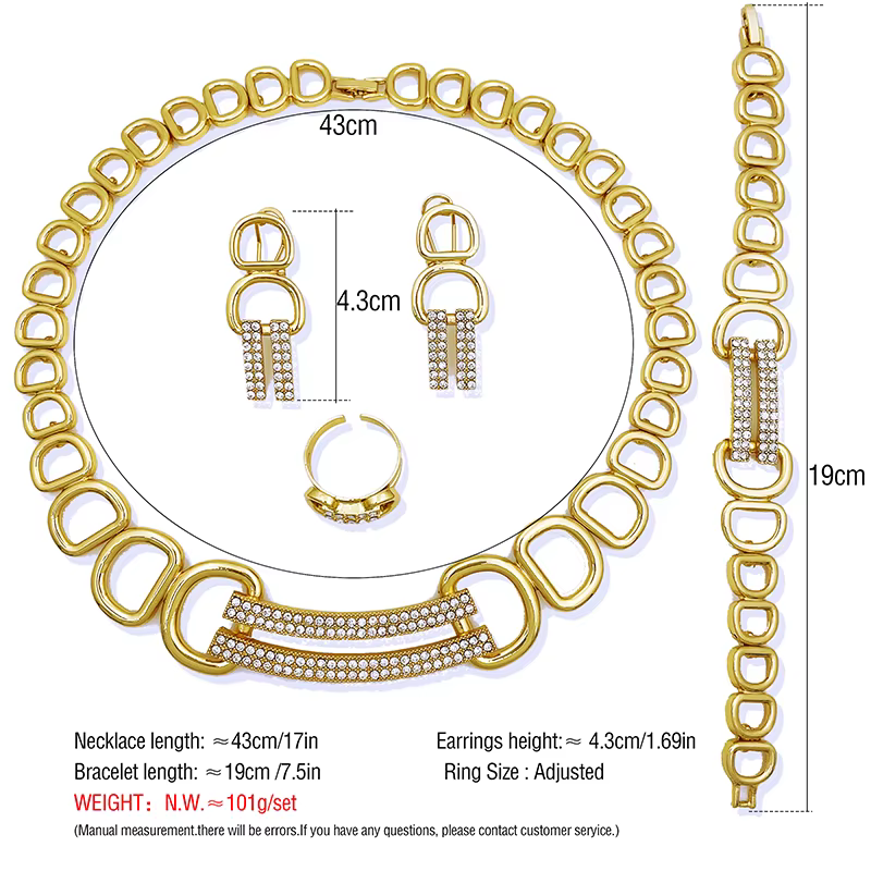 Ensembles de bijoux de Dubaï pour femmes