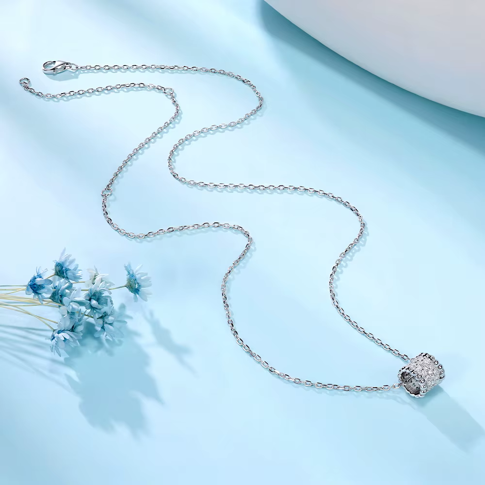 Group collier Moissanite pour femme