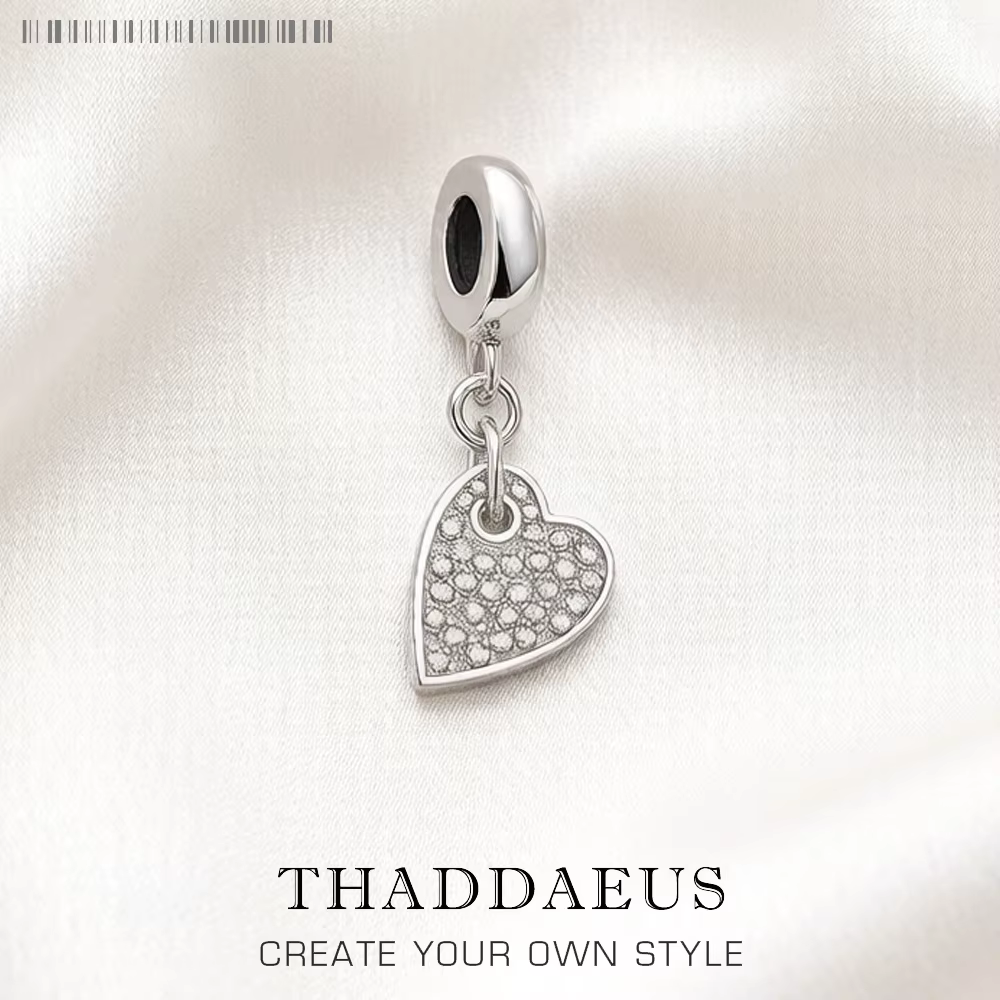 Love Coussins Zunderes on Pave Dangle Charm pour femme