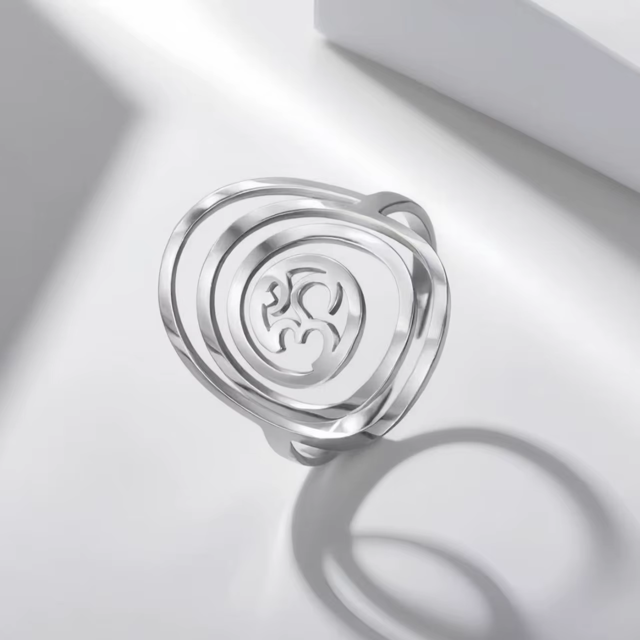 LIKGREAT – bague spirale spirituelle pour femmes et hommes