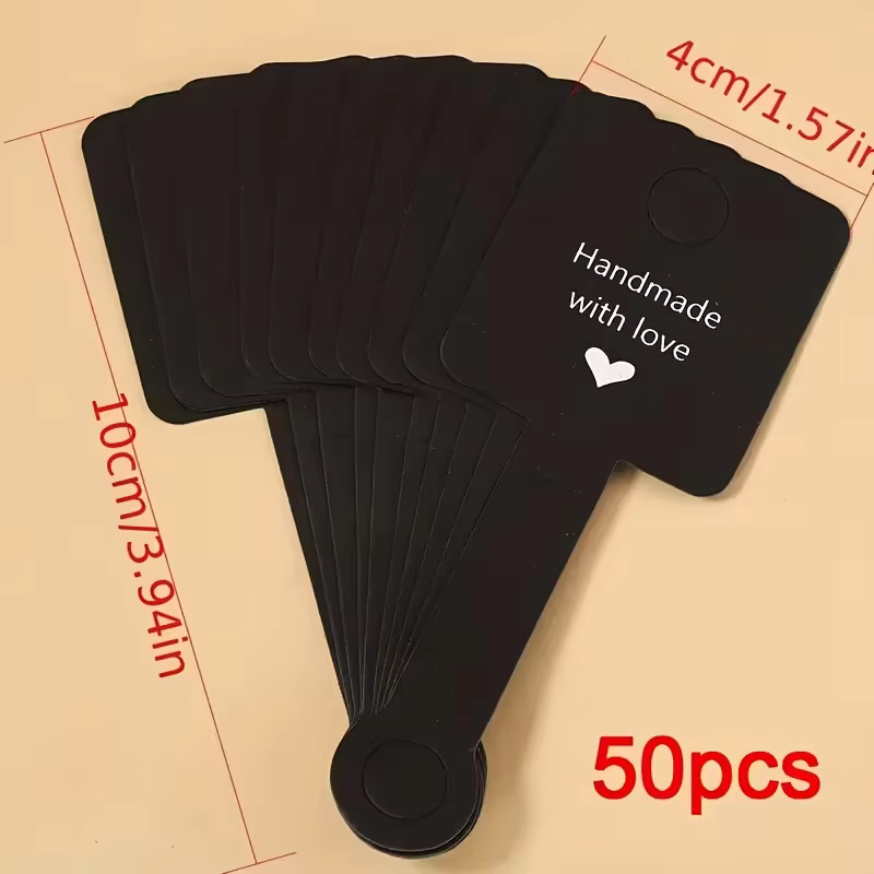 27/5000 50 cartes de présentation de bijoux