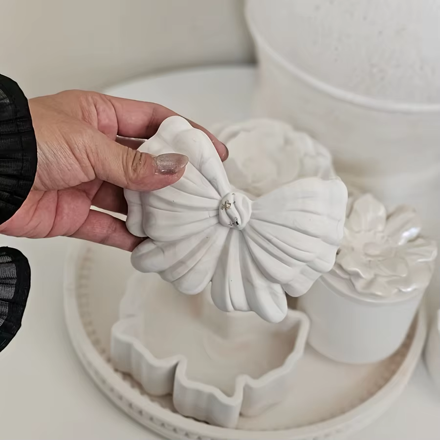 Ensemble de boîtes à bijoux en forme d'arc | Moules en argile et silicone