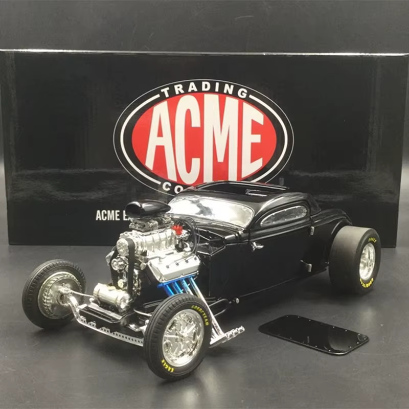 Modèle de voiture en alliage ACME 1:18 Outlaw 1934 Blown Altered