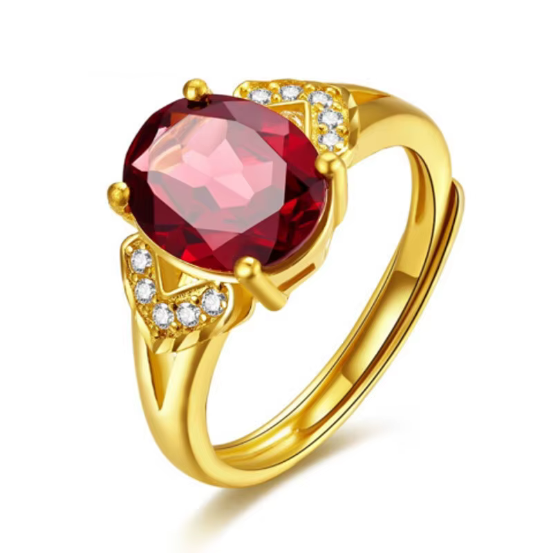 Fermoir à bague incrusté de diamants pour femme