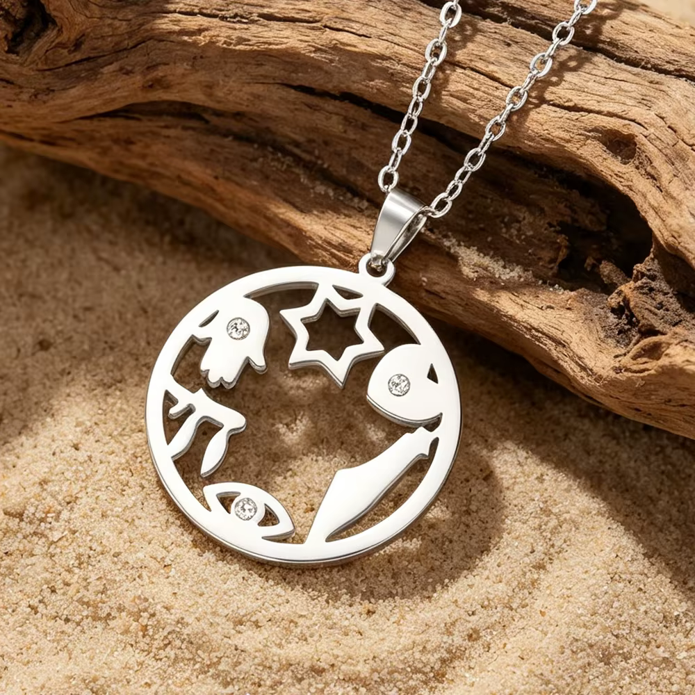 Collier Symboles Judaïques : Chai