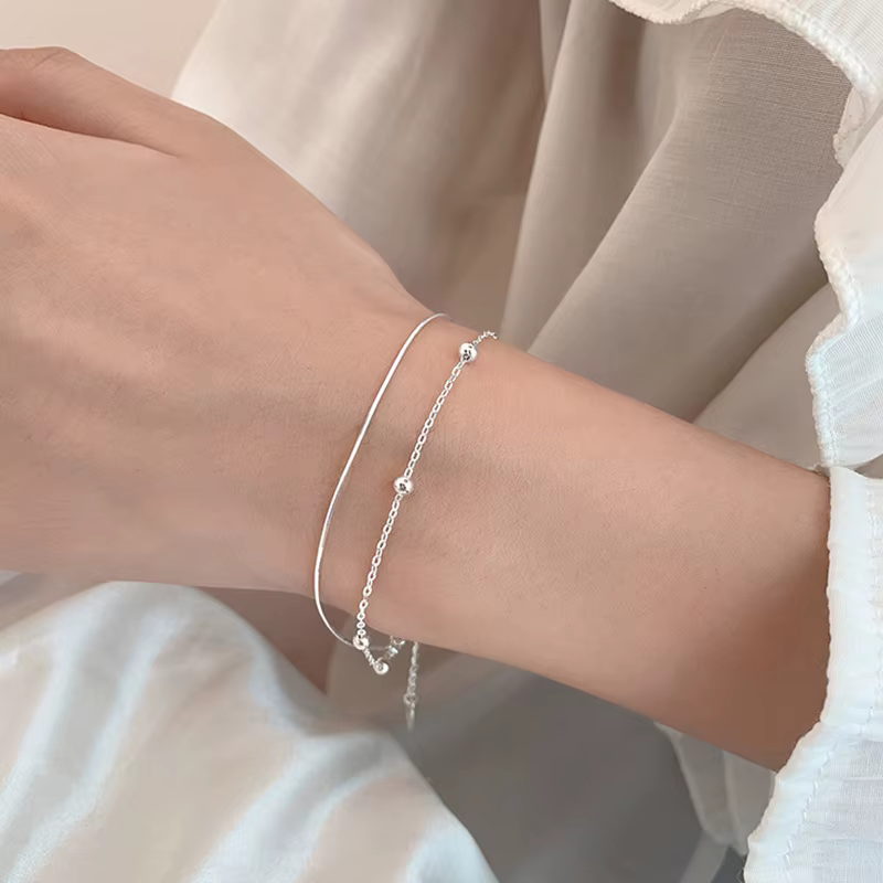 Bracelets porte-bonheur en argent Sterling 925 pour femme