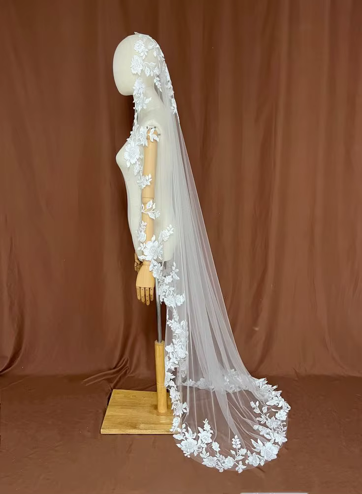 Voiles de mariée en dentelle