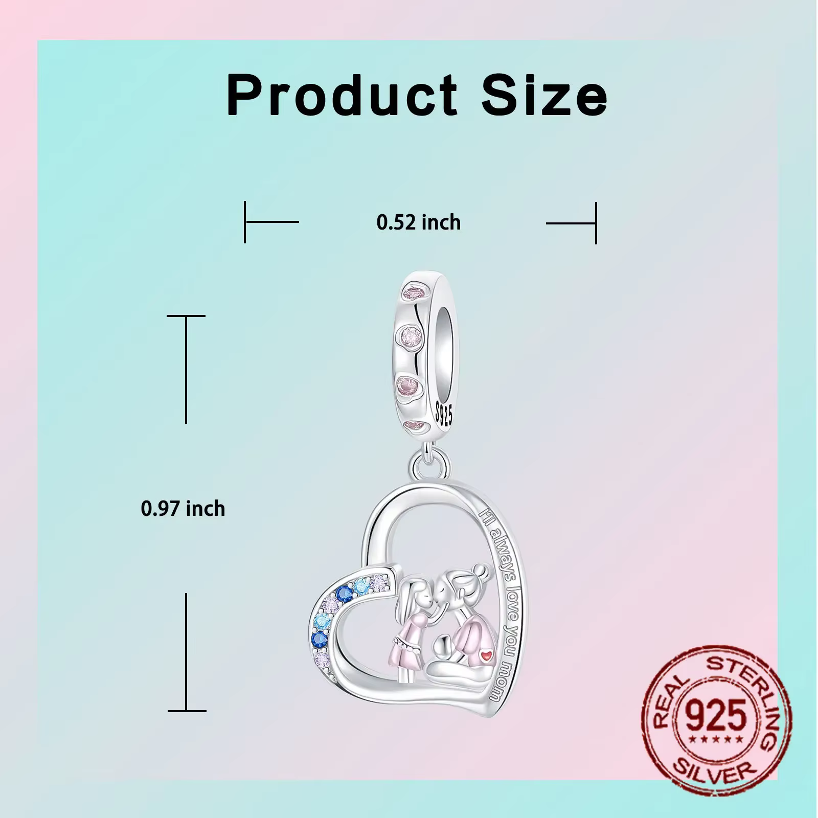 Pendentif en argent Sterling 925