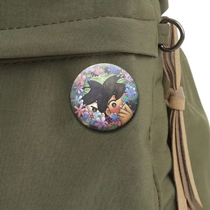 Broches de dessin animé RPG Omori pour décoration de sac à dos