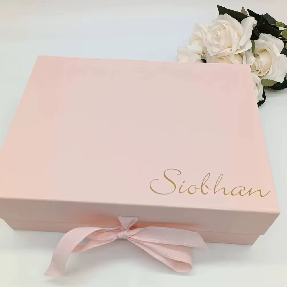 Boîte de proposition personnalisée de luxe pour demoiselle d'honneur