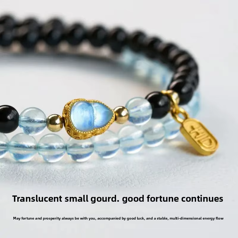 Bracelet en Obsidienne Naturelle pour Femme
