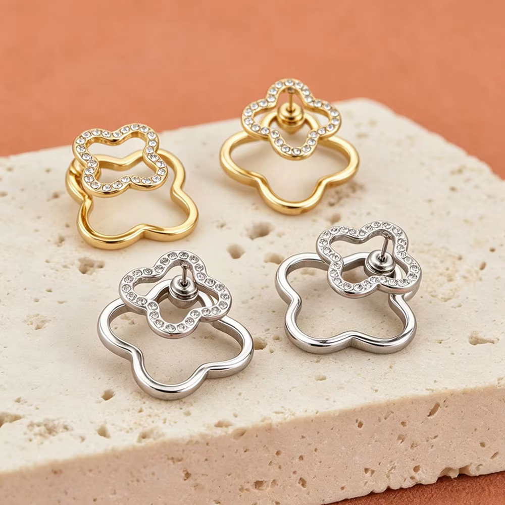 Lokaer – boucles d'oreilles circulaires délicates en Zircon pour femmes