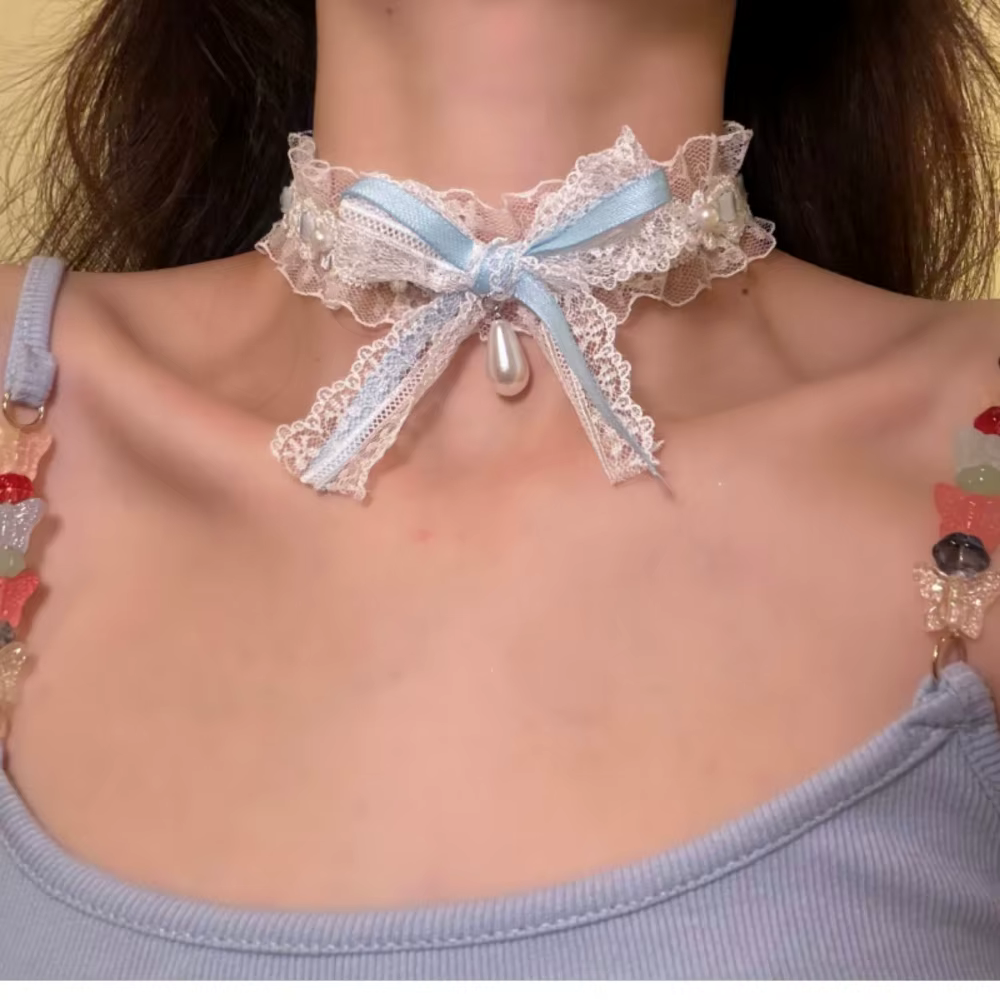 Collier ras du cou pour filles