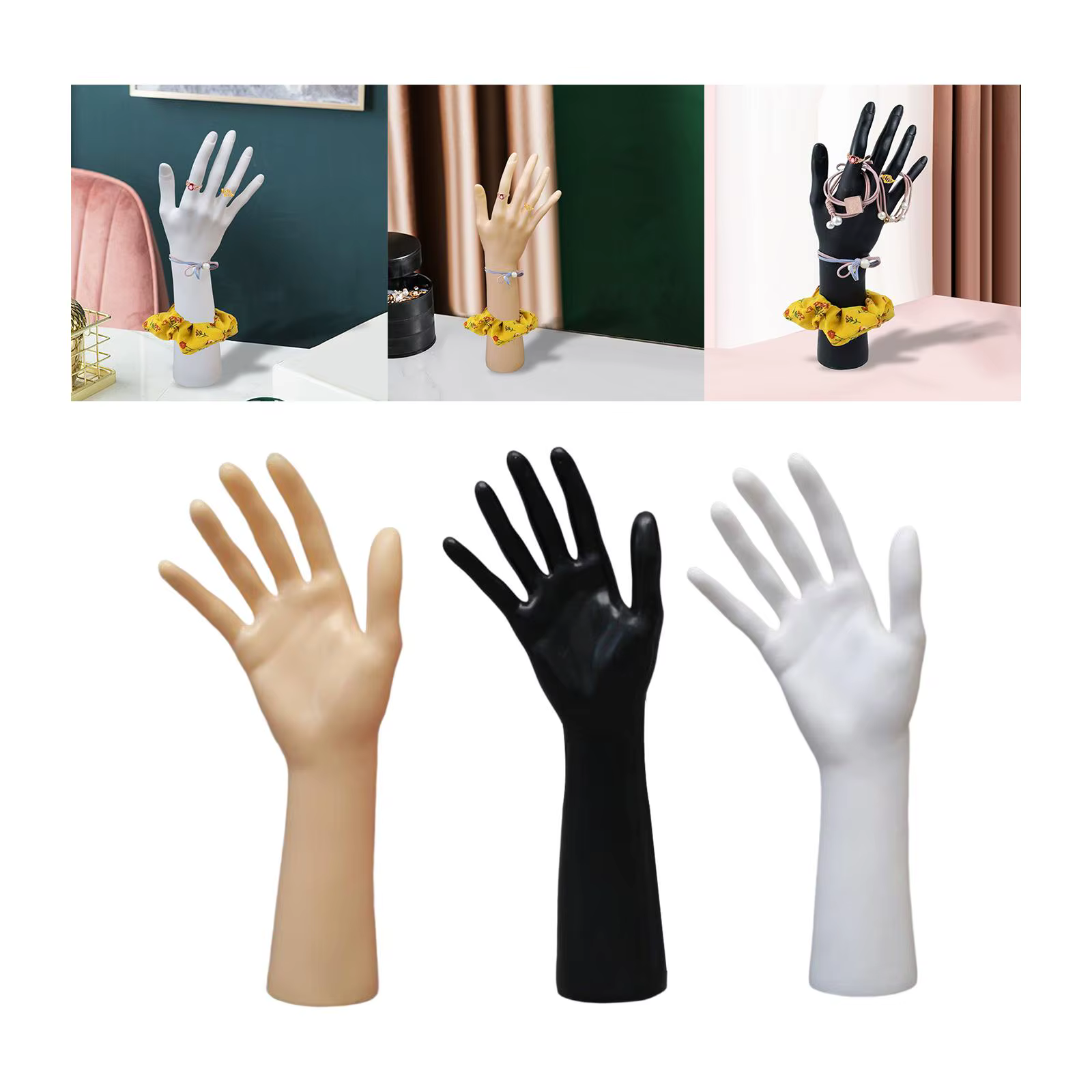 Mannequin main bijoux présentoir organisateur bras Long pour modèle de main