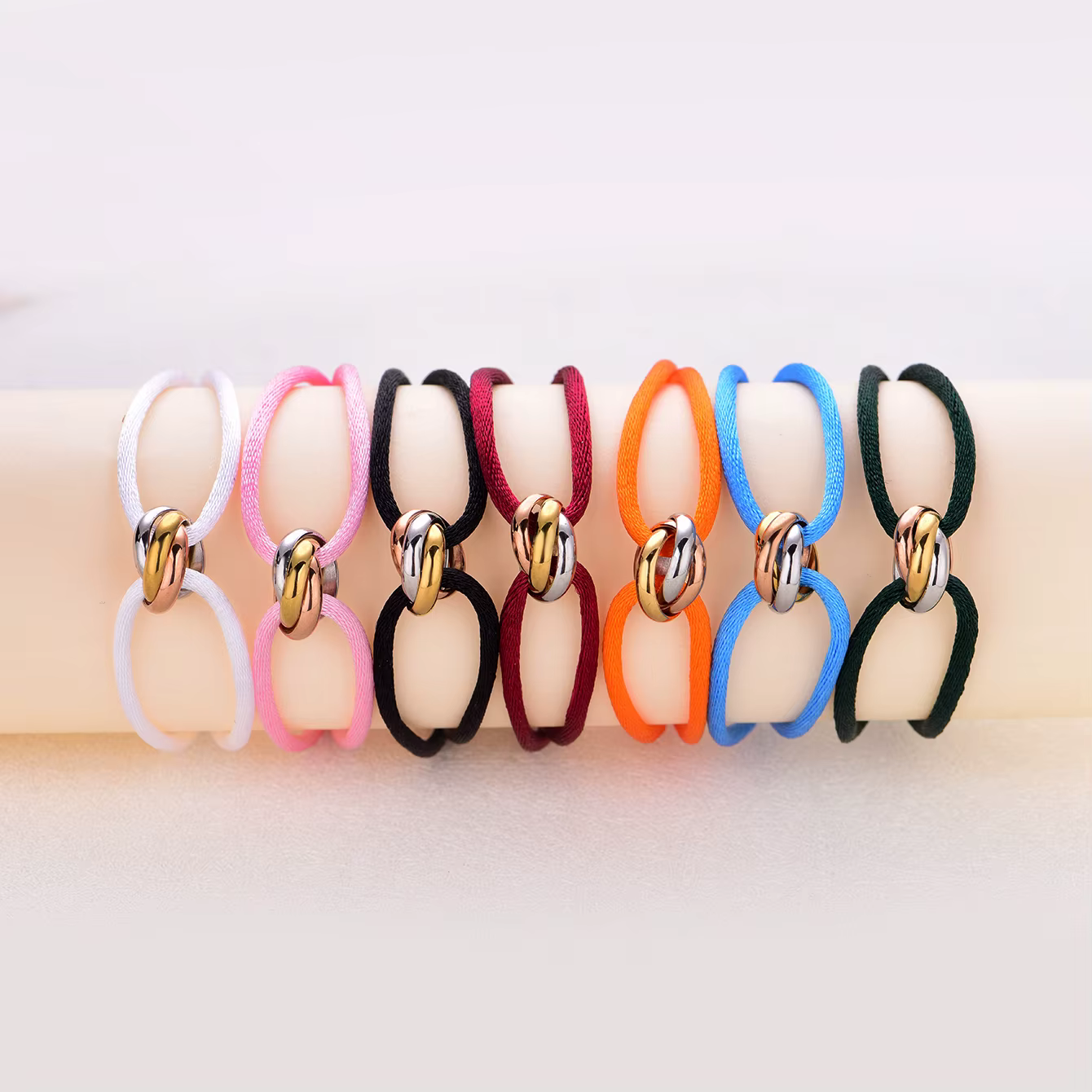 Bracelet Trinity en acier inoxydable pour femmes