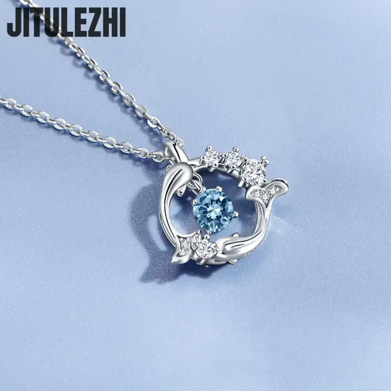 Collier pendentif en argent Sterling 925 pour femmes