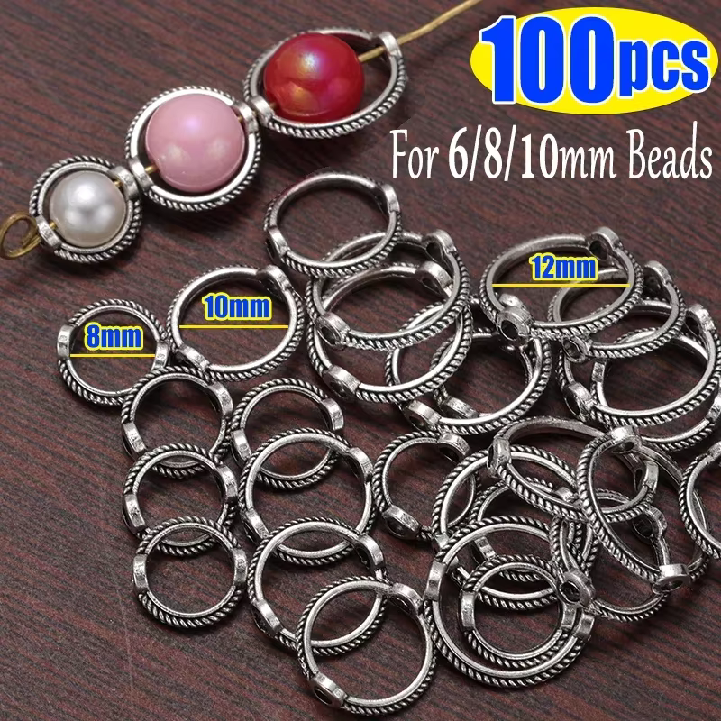 Perles d'Espacement Vintage pour Bijoux