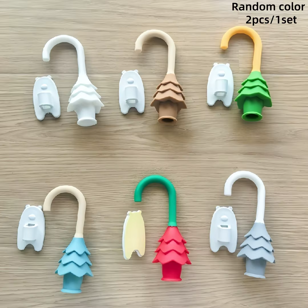 Ensemble de 2 butées de porte en silicone