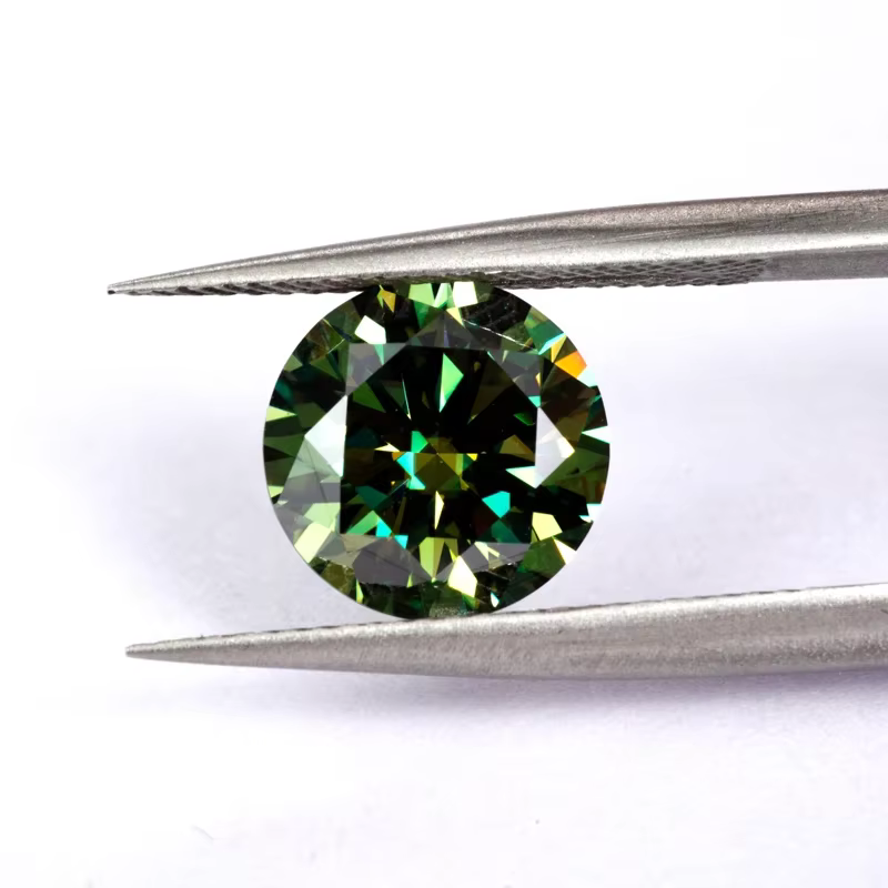 Moissanite taille ronde