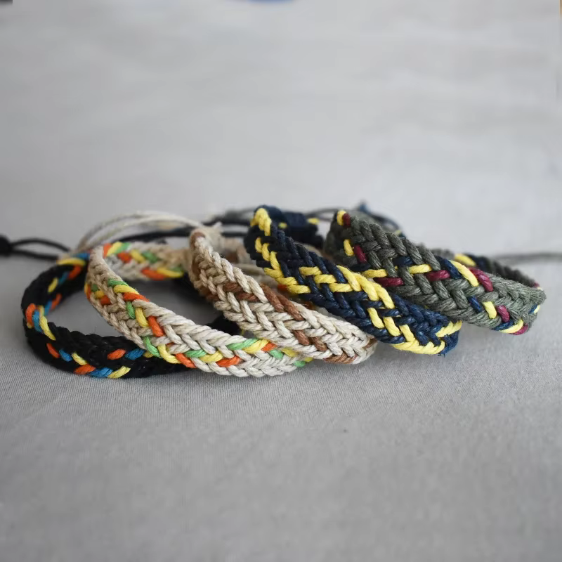 Bracelet en fil ethnique rétro pour hommes et femmes