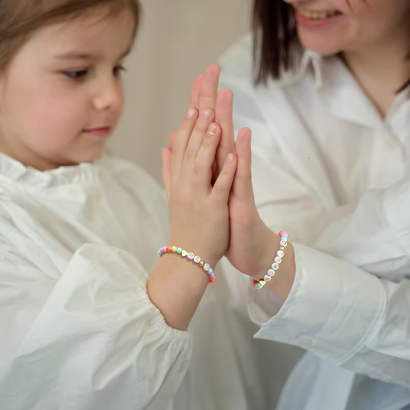 Ensemble de bracelets de perles mère-fille pour 2