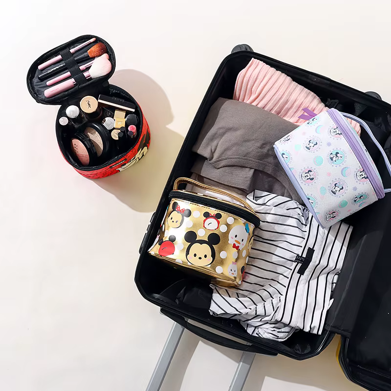 Sacs à cosmétiques multifonctions originaux Disney Mickey Minnie pour femmes