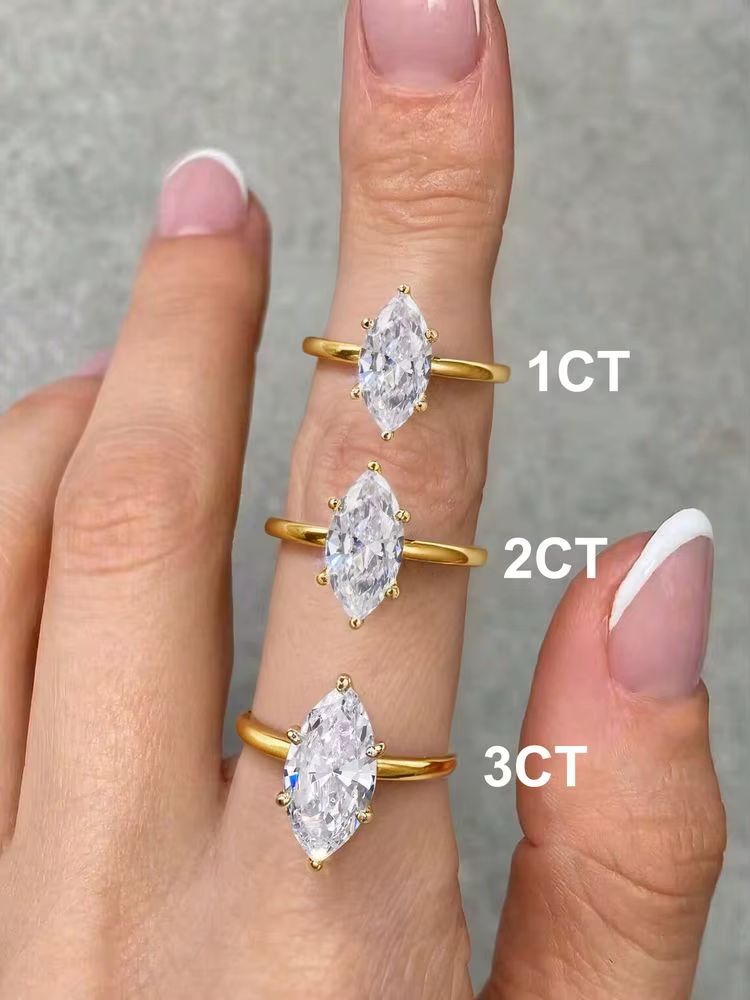 Larmor – bague classique en argent Sterling 925 pour femmes, 1-3 carats, en Zircon, pour fiançailles, mariage, bijoux fins de luxe de haute qualité