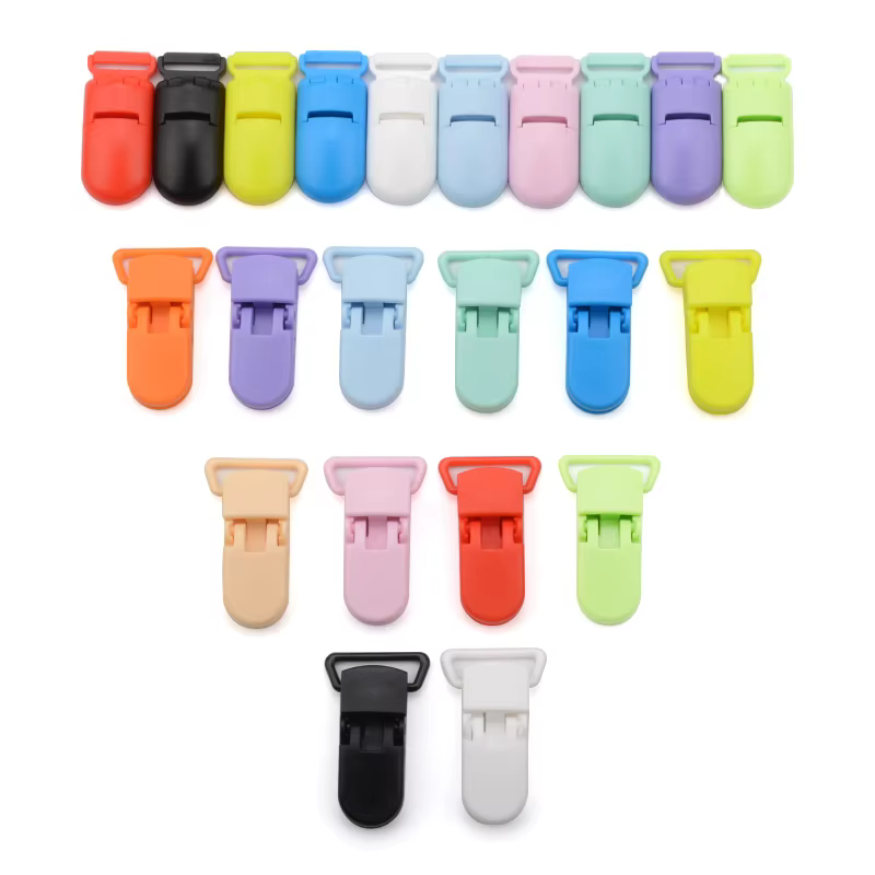 LOFCA 10 pièces/lot mode plastique 20mm fabrication de bijoux clip pendentif collier accessoires clips