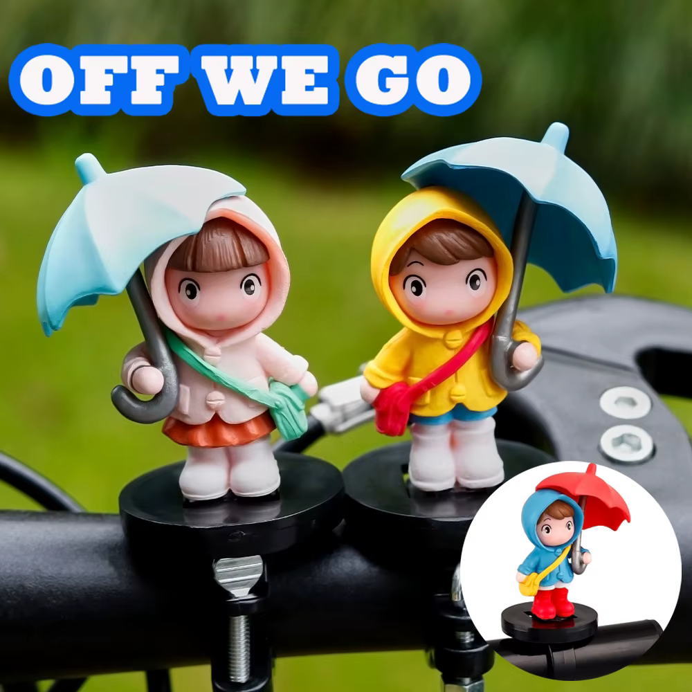 Décoration de parapluie de vélo pour petite fille
