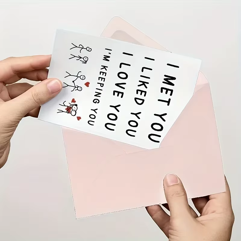 1 PC Carte de vœux 'Je t'ai connu