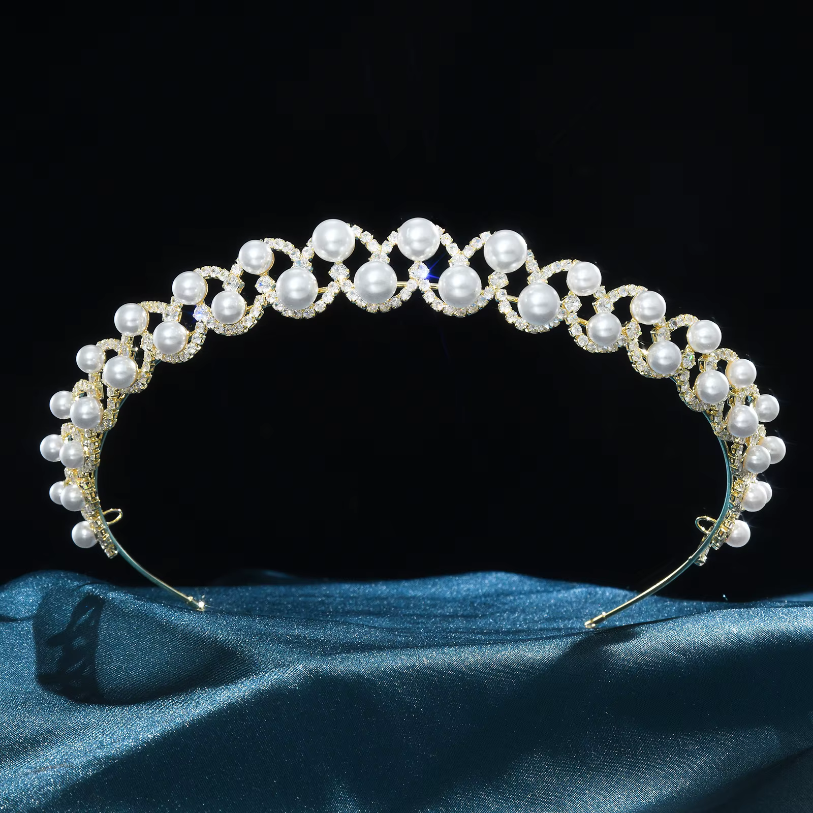 Diadème de mariée baroque pour mariage