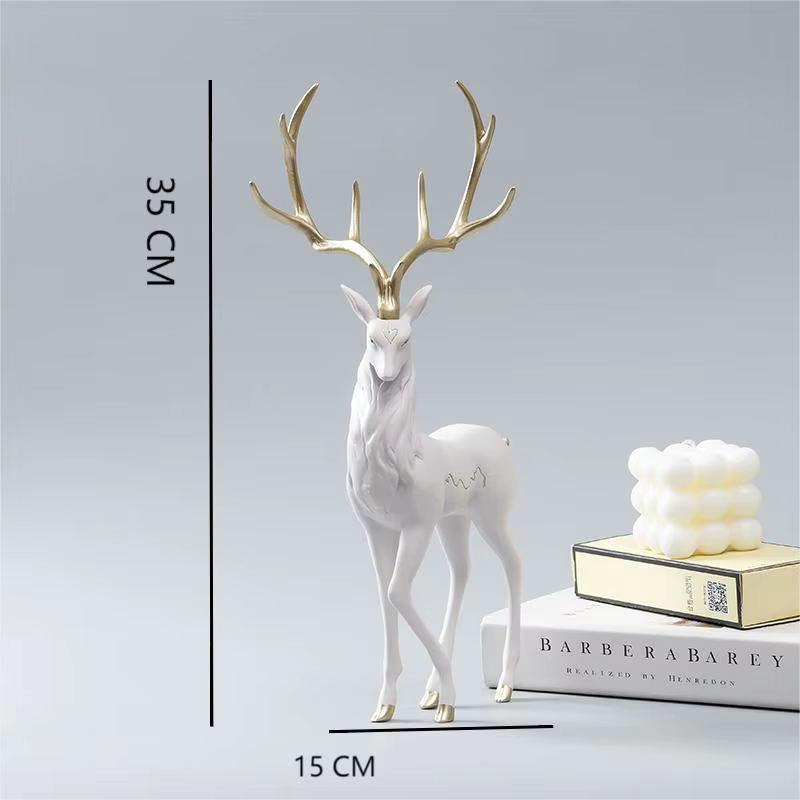 Statue de Cerf Haut de Gamme