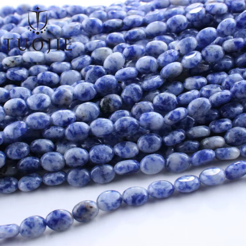 Perles de pierres précieuses naturelles TUO JIE Sodalite Lapis Lazuli