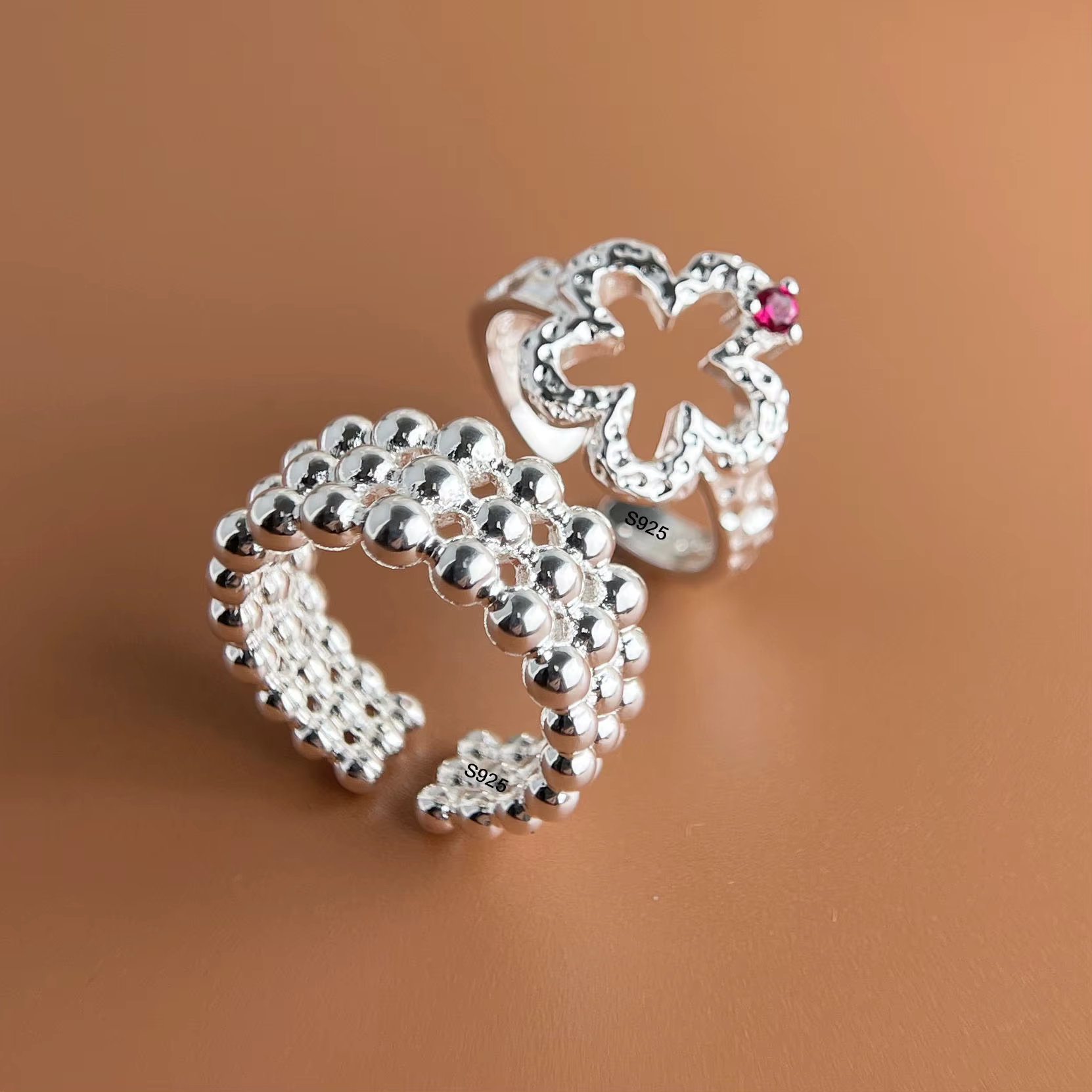Bagues en argent Sterling 925 pour femmes