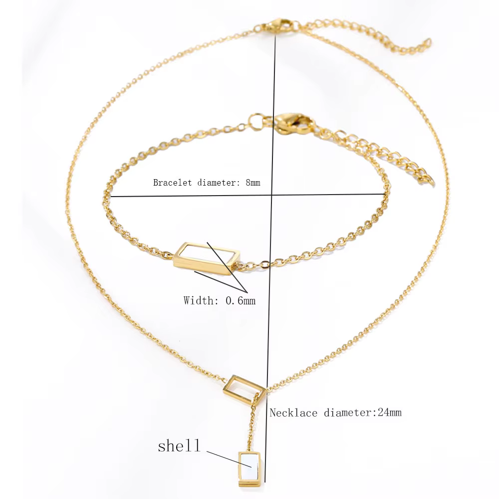 Colliers en acier inoxydable pour femmes