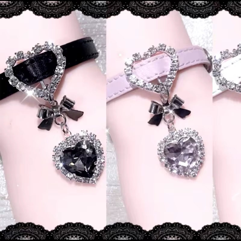 Unique Coeur Pendentif Bracelet Coeur Strass Charm Main Chaîne Bijoux De Mode