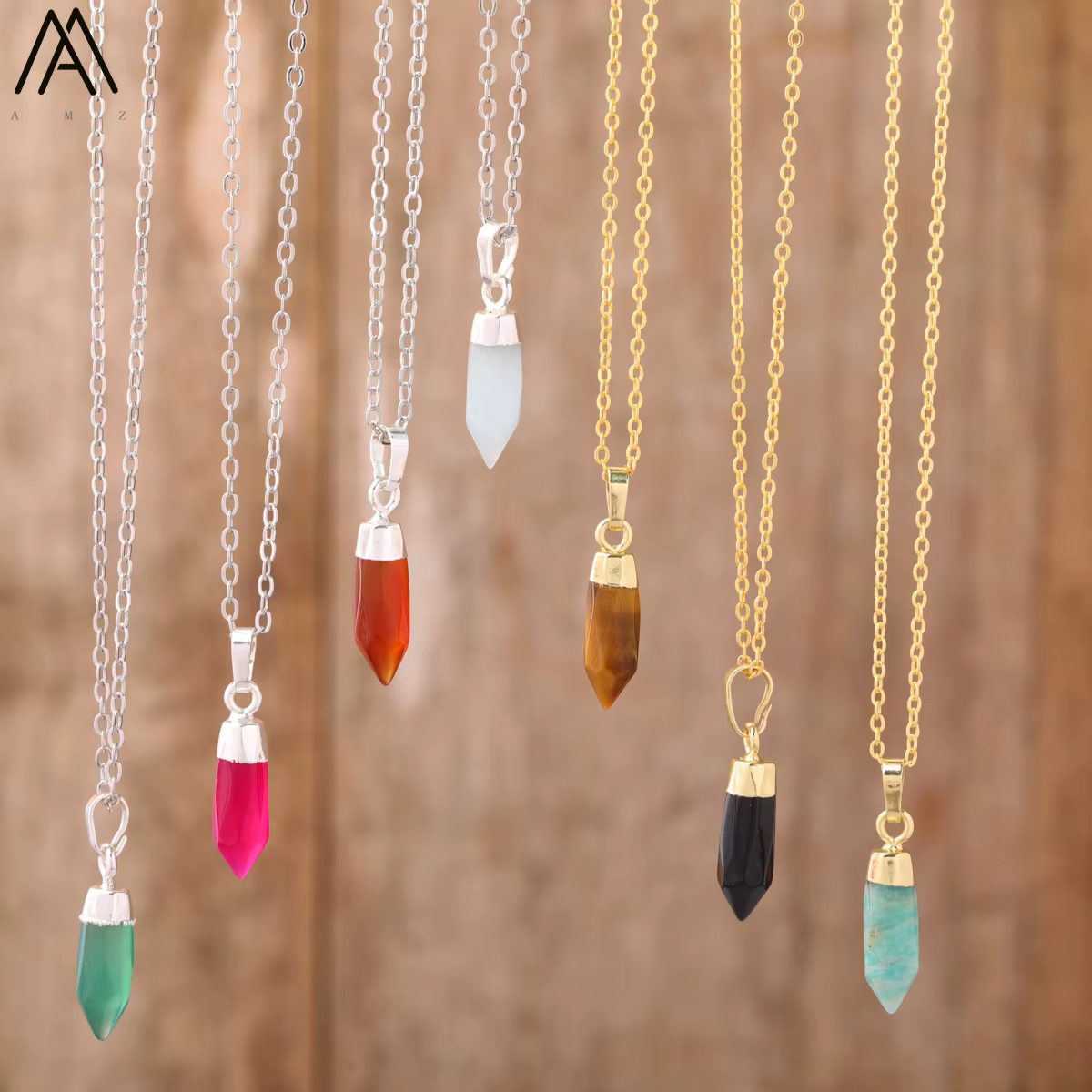 Collier pendentif en cristal d'Alanding Yst pour femme