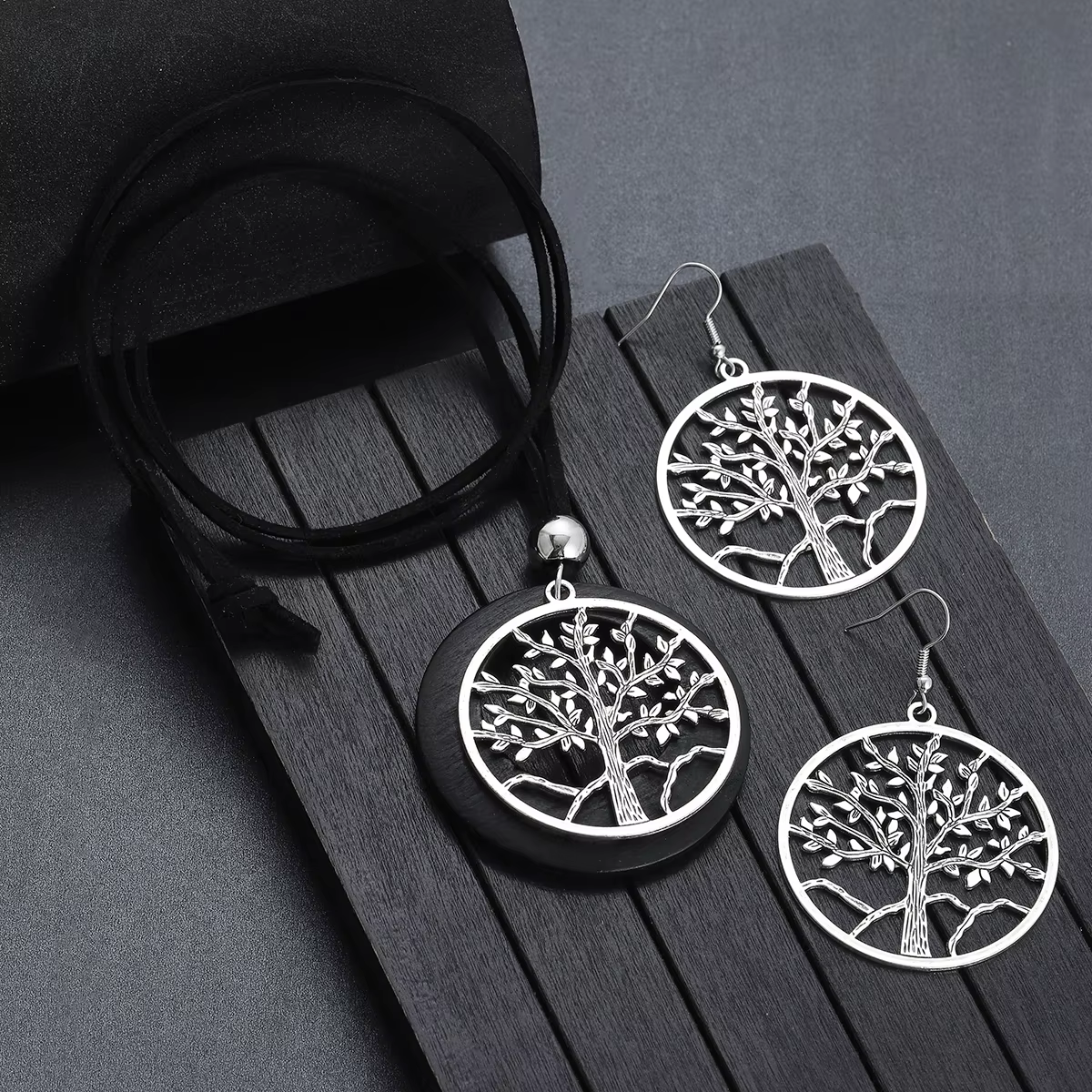Ensembles de bijoux en bois pour femmes