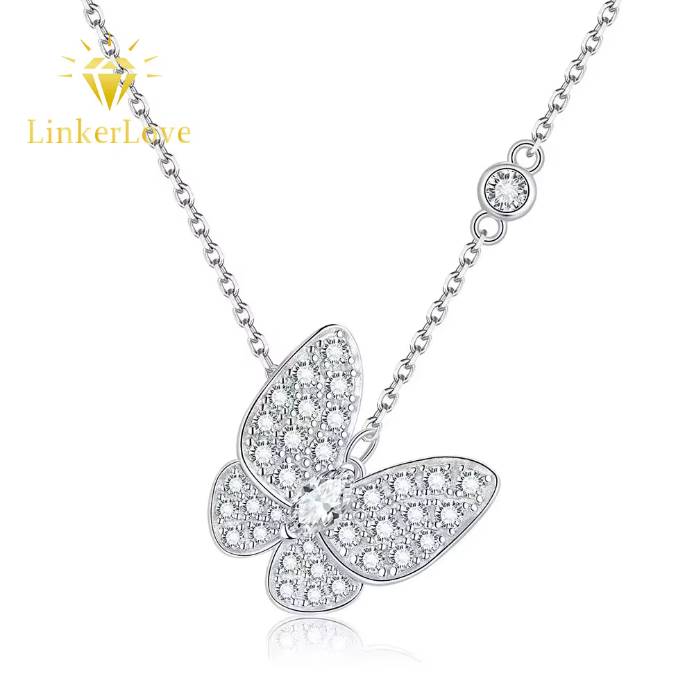 Collier Moissanite en Argent Sterling 925