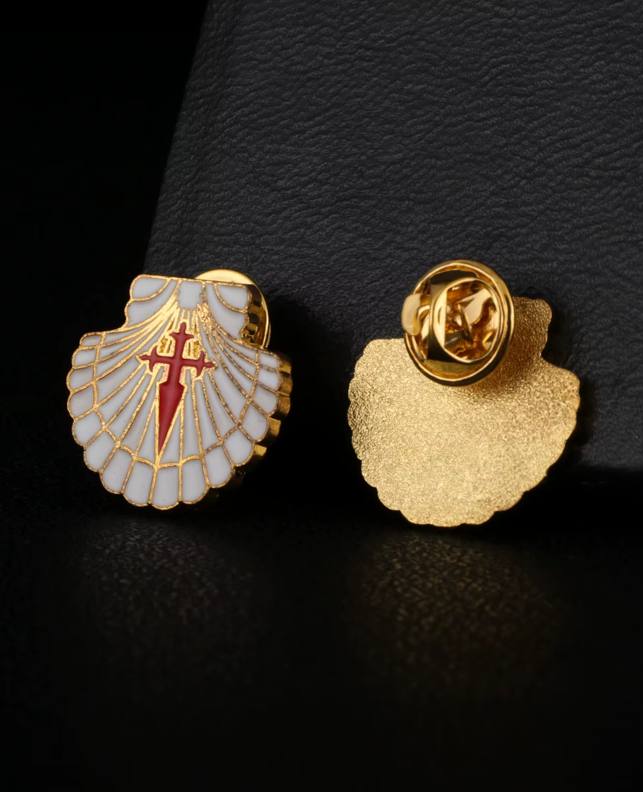 Broches Camino de Santiago en émail