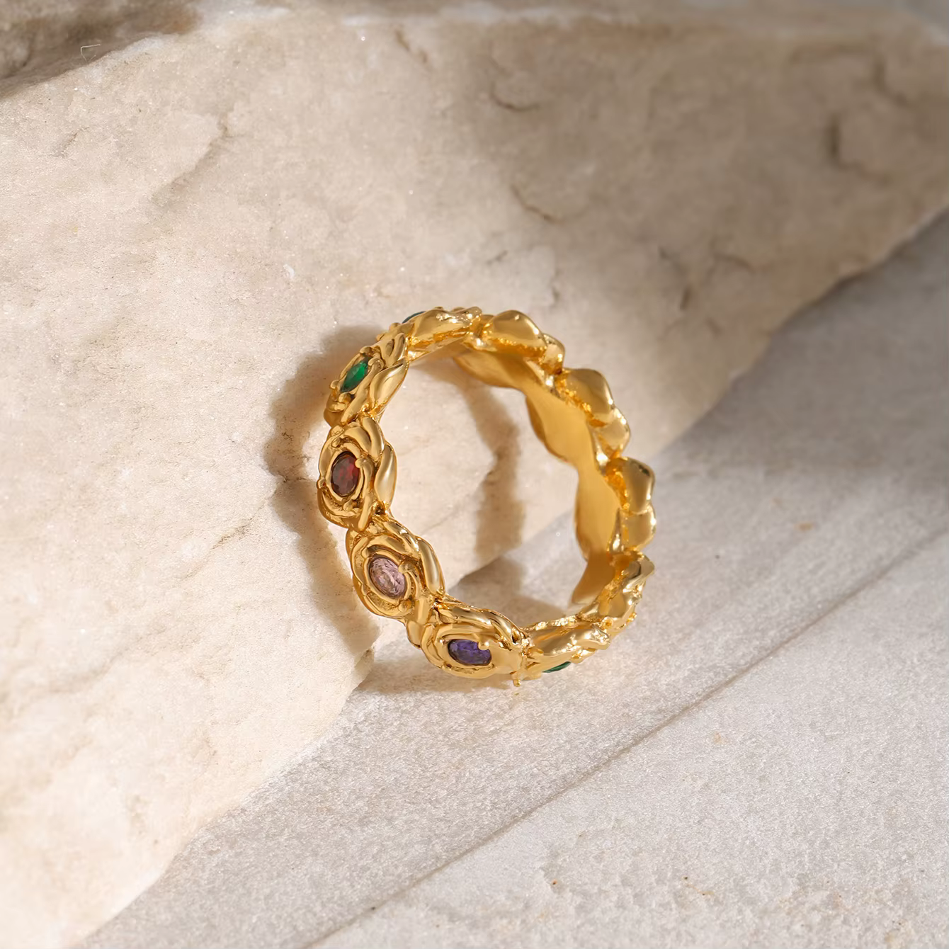 Uworld – bague Vintage marguerite Rose