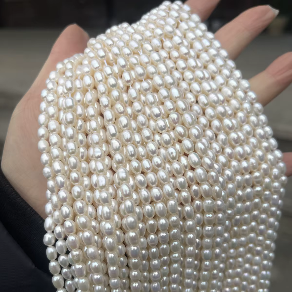 Perles de Culture violettes naturelles originales