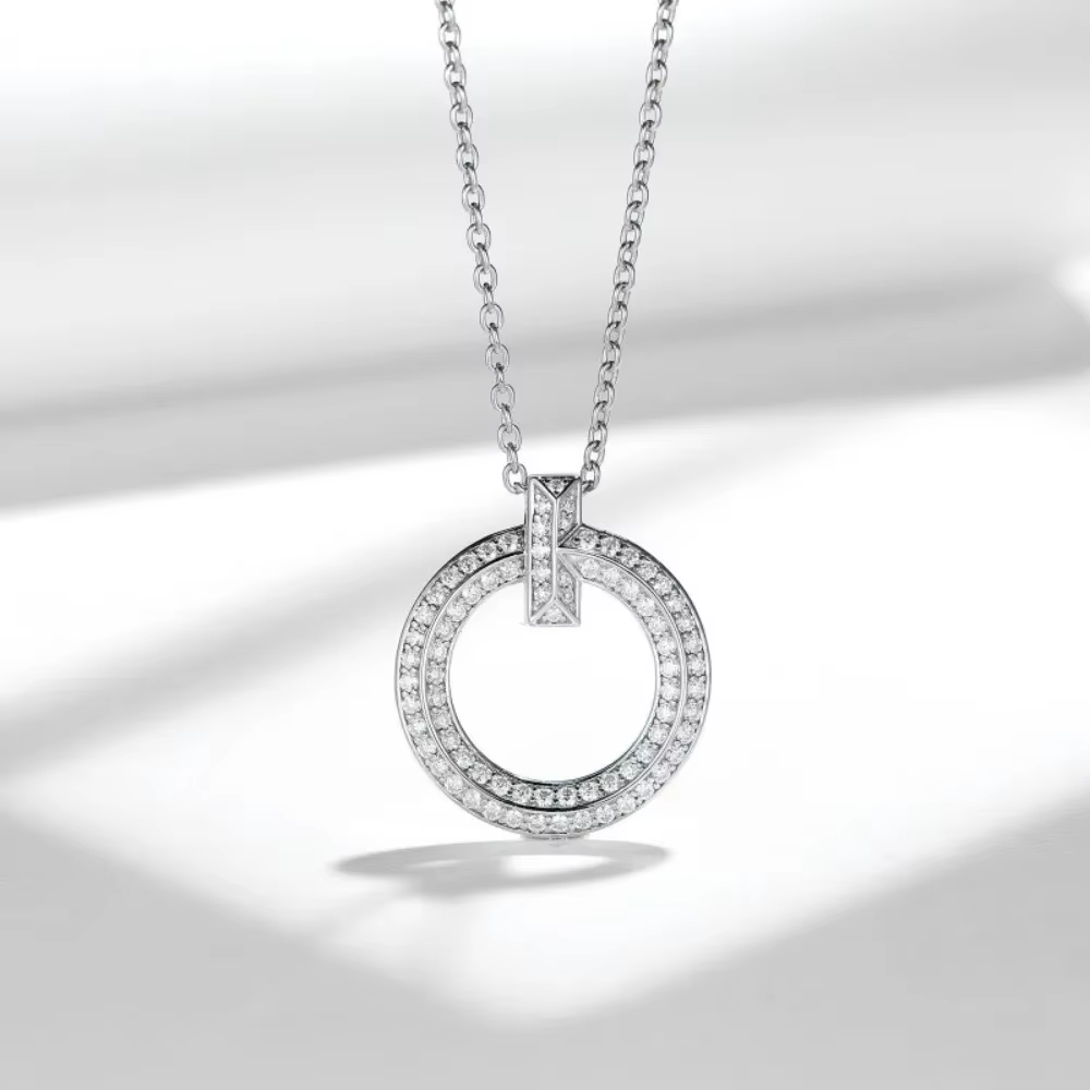 Collier complet en Moissanite