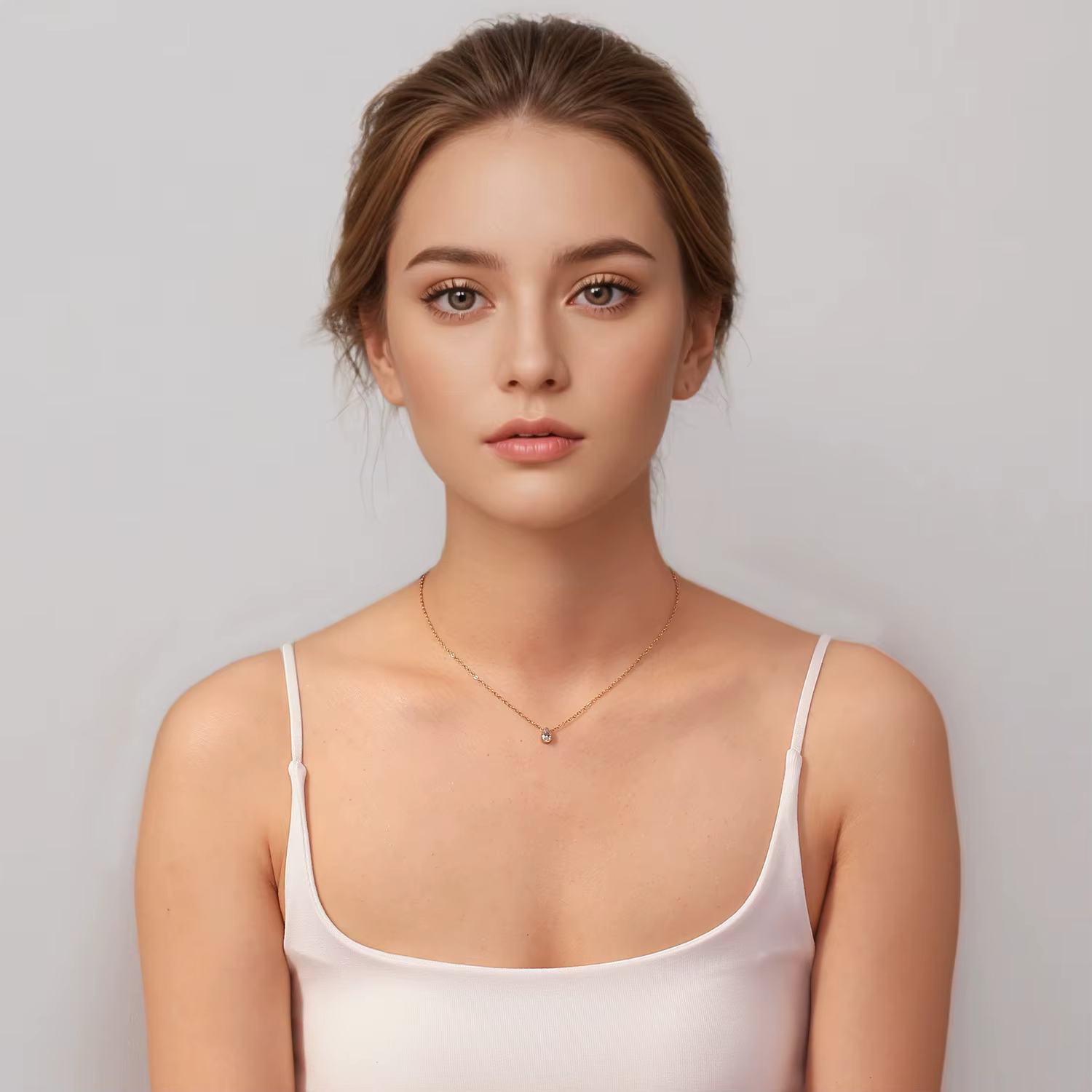 Collier goutte d'eau délicat pour femmes