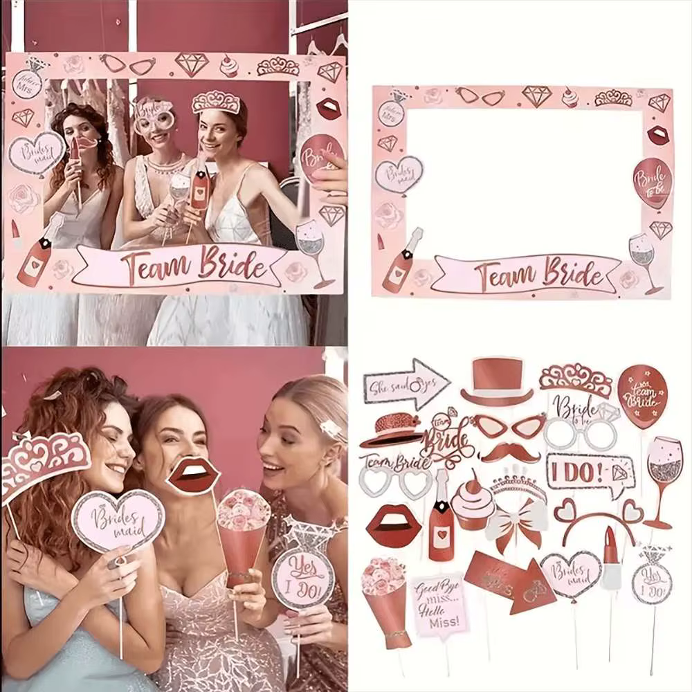 Cadre photo en papier pour la mariée