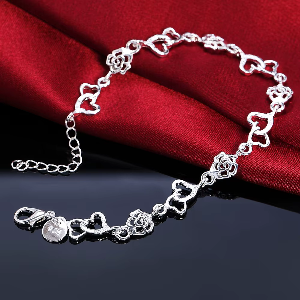 Magnifique Bracelet en argent Sterling 925 pour femmes