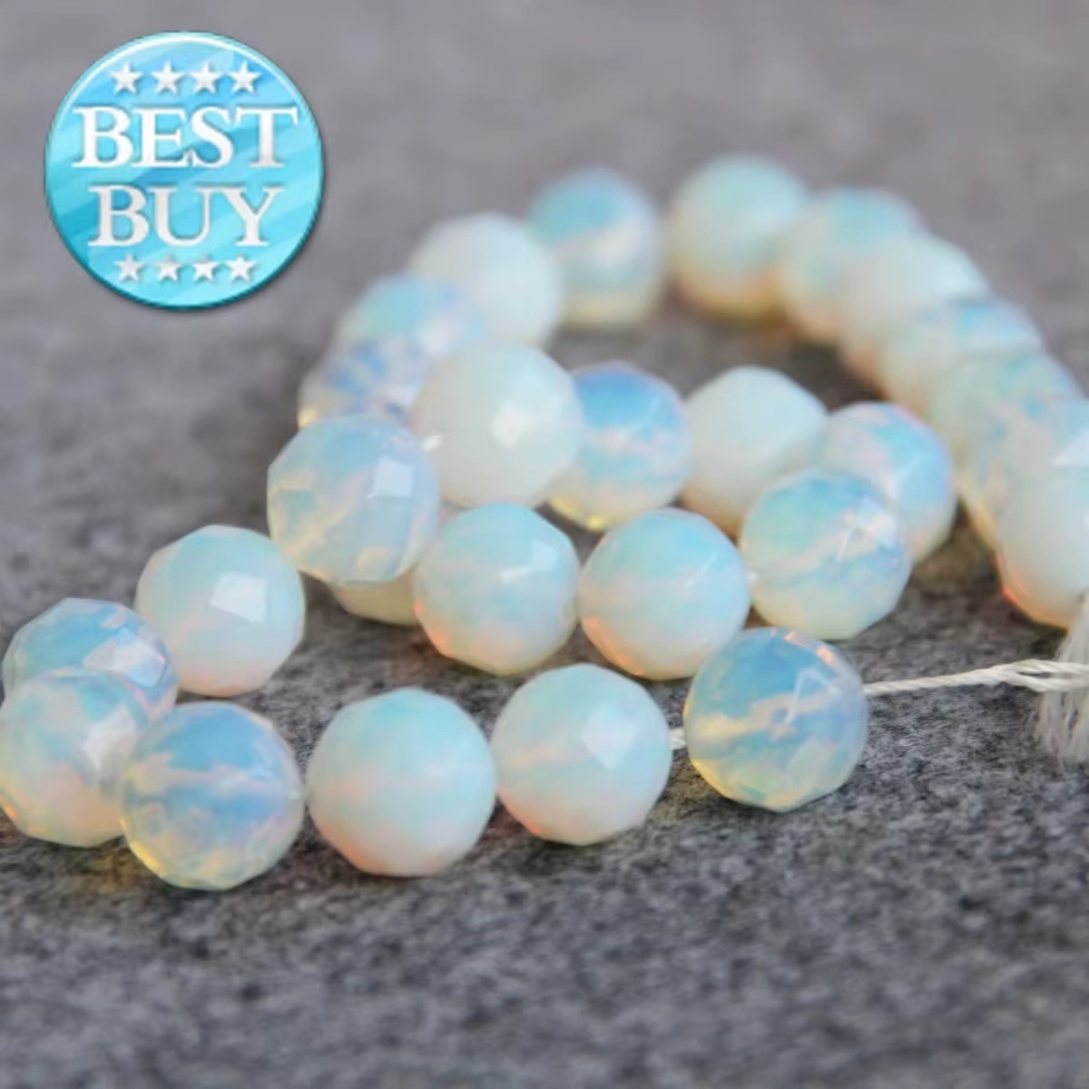 Pierre de lune blanche du Sri Lanka