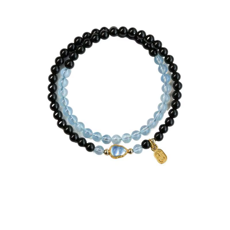 Bracelet en Obsidienne Naturelle pour Femme