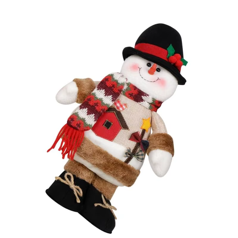 Statue renne bonhomme neige Festival convivial E8BD