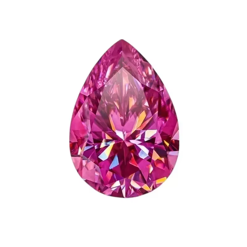 Saphir rose cultivé en laboratoire M-Lab pour la fabrication de bijoux DIY : bague